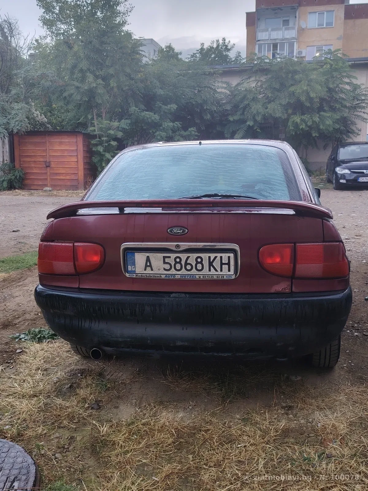 Ford Escort 1.6 хечбек 1998 – бордо, с нови джанти — снимка 3
