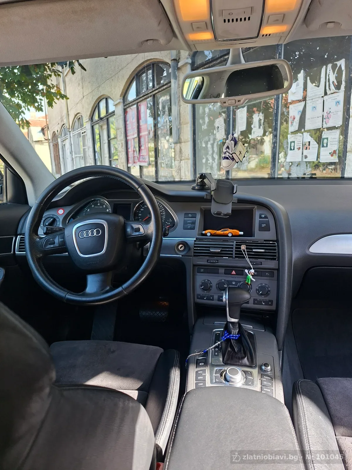 Audi а6с6TDседан, автоматик, черен цвят — снимка 8