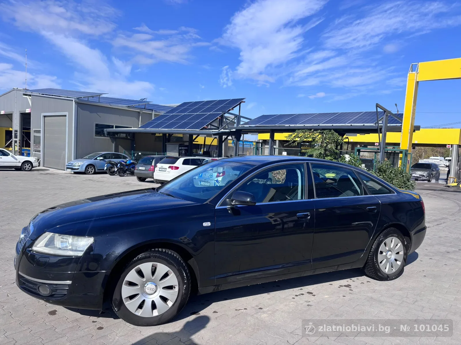 Audi а6с6TDседан, автоматик, черен цвят — снимка 2